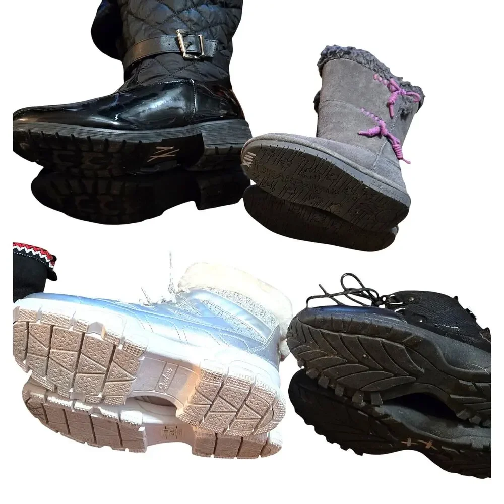 8 Women's Ankle Boots Chelsea Snow Combat Bulk Wholesale Resell Shoe Lot of